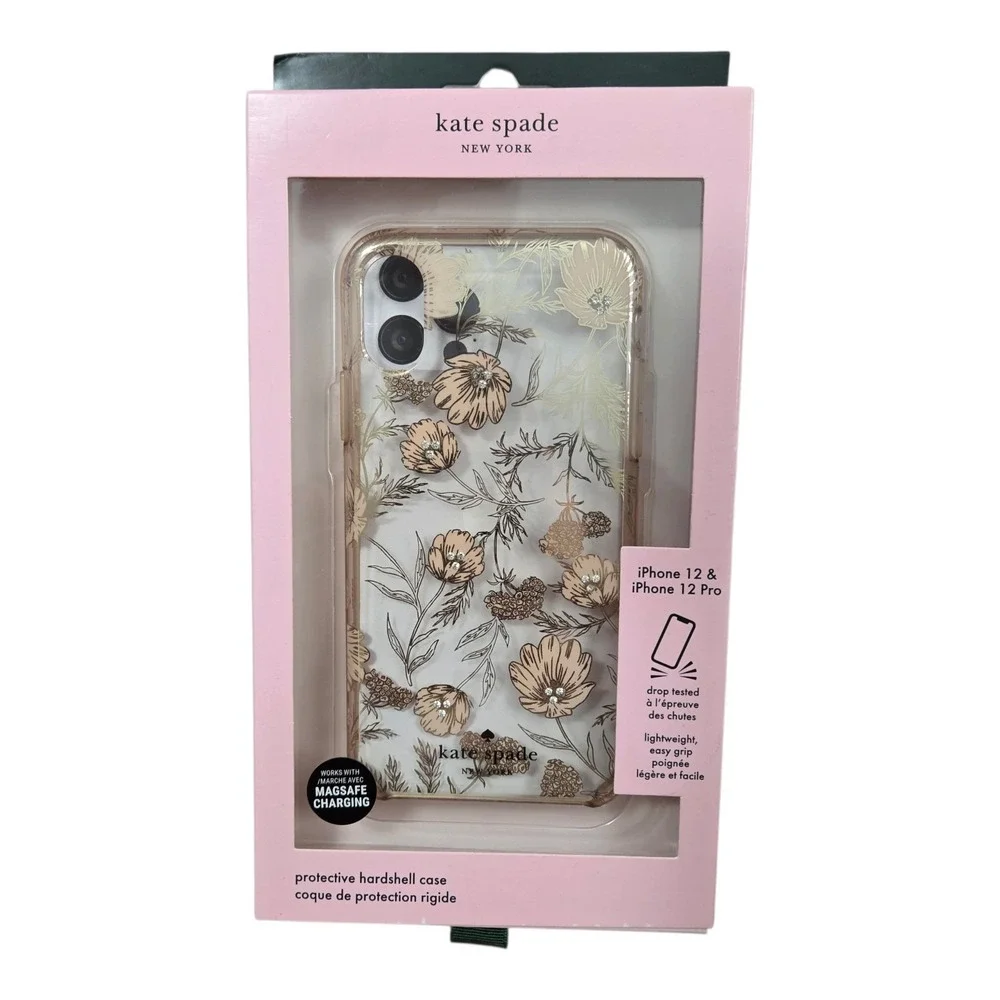 Kate Spade New York iPhone 12 / 12 Pro Floral Protective‎ Hardshell Case